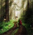 Little Red in the Dark Woods
